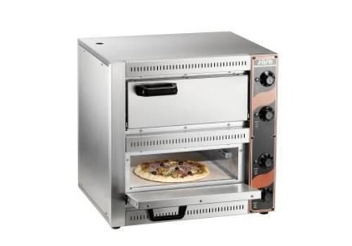  Saro Professionelle Pizza-Ofen 2 x 2500 Watt | 2 Pizzen 