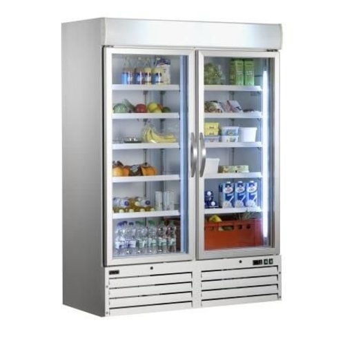  Saro Kühlschrank mit 2 Glastüren 