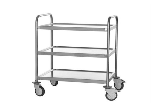  NeumannKoch Edelstahl-Trolley Lange ORDERS 96 (h) x107x74 