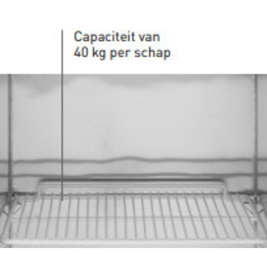 Kühlschrank Edelstahl 60x75x195 cm
