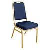 Bolero Kongressstühle Blau | 4 Stück