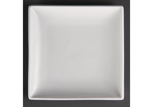  Olympia Luxus quadratische Porzellanteller 29,5 cm (6 Stück) 