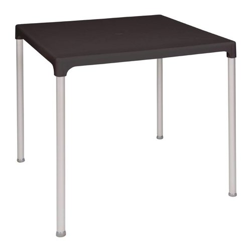 Bolero Quadratischer Tisch Schwarz | 75x75 cm 