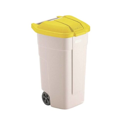 Rubbermaid Rollbehälter Yellow Lid | 100 Liter 