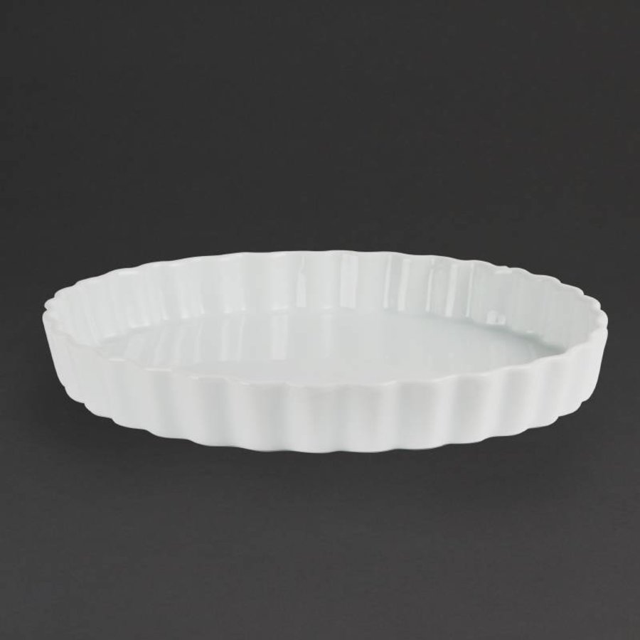 Weißes Porzellan Schüssel Pudding 26cm | 6 Stück