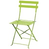 Bolero Bistro Stühle aus Stahl Hellgrün | 2 Stück