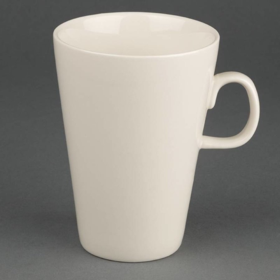 Weißes Porzellan Tee-Becher 40cl (12 Stück)