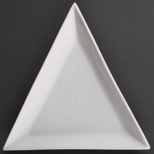  Olympia Porzellanteller Dreieck 18 cm (12 Stück) 