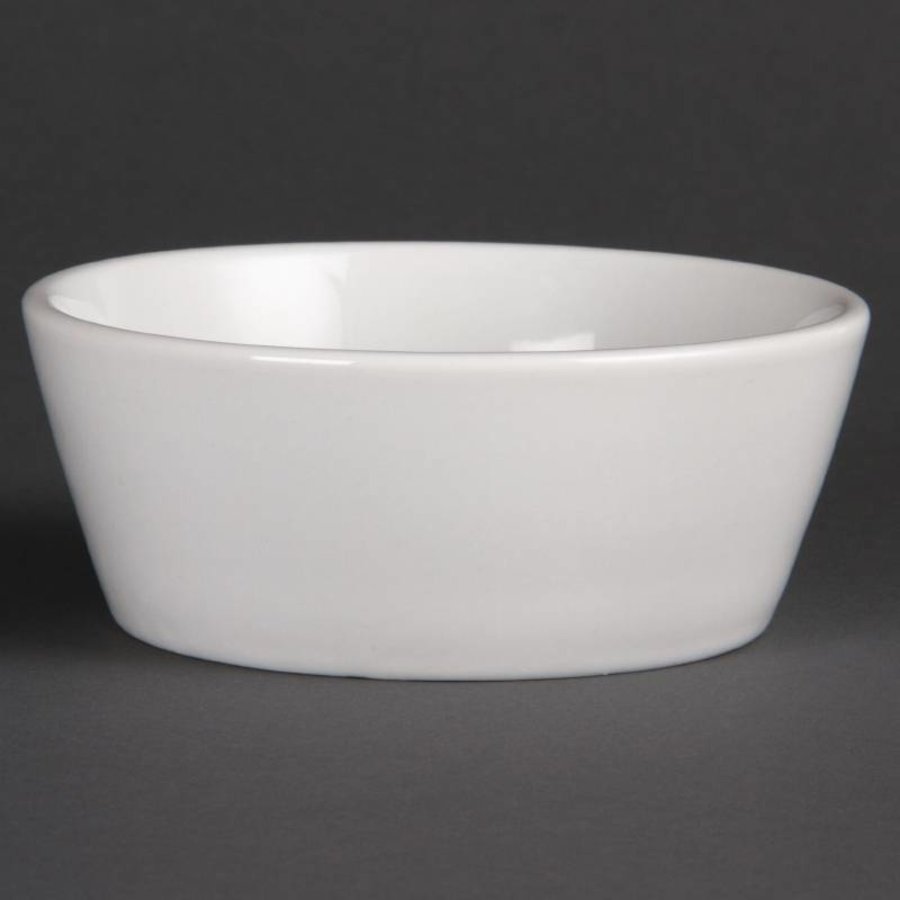Weiße Porzellanschüssel 12cm | 12 Stück