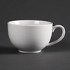 Olympia Porzellan-Weiß Kaffeetassen 24 cl (12 Stück)