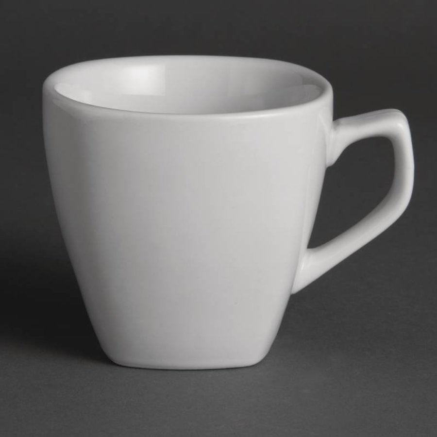 Porzellan-Kaffeetasse Große Griff 21 cl (12 Stück)