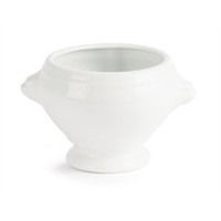 Weißes Porzellan Suppenschüssel 10,5 cm | 6 Stück