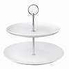 Olympia China Snacks Etagere | 2 Stockwerke