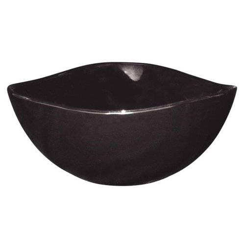  Olympia Porcelain Black Wellig Bowl 10cm | 12 Stück 