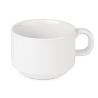 Weiße Porzellankaffeetasse | 20cl (24 Stück)