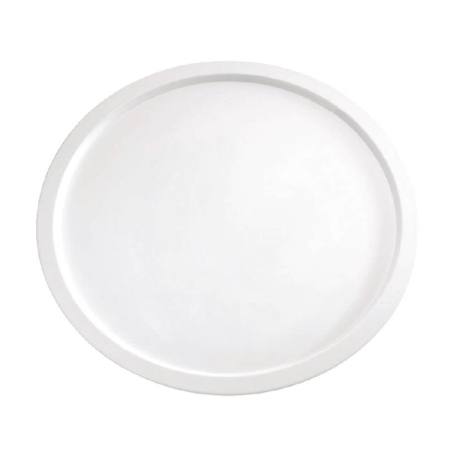 Melamin Servierplatte weiß | 38 cm