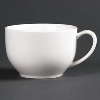 Weißes Porzellan Espressotasse | 35 cl (6 Stück)