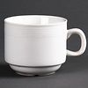 Olympia Weißes Porzellan Tee-Tasse 20 cl (12 Stück)