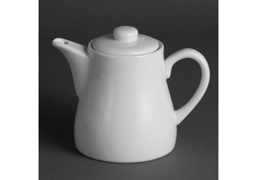  Olympia Weißes Porzellan Teekanne 50 cl (4 Stück) 
