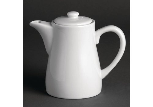  Olympia Coffeepot weißes Porzellan 30 cl. (4 Stück) 