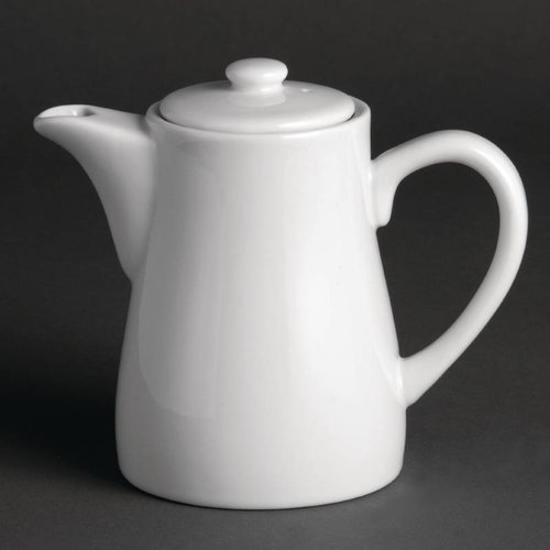  Olympia Coffeepot weißes Porzellan 30 cl. (4 Stück) 