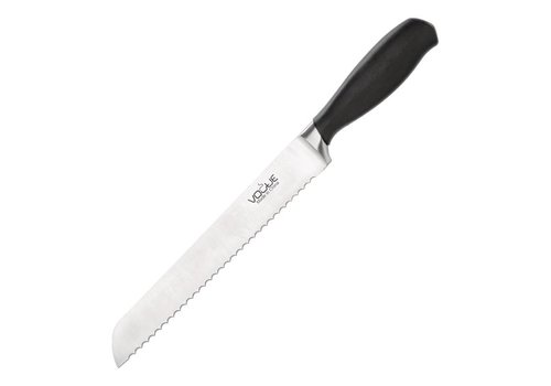  Vogue Schwarz gezacktes Brotmesser 20,5 cm 