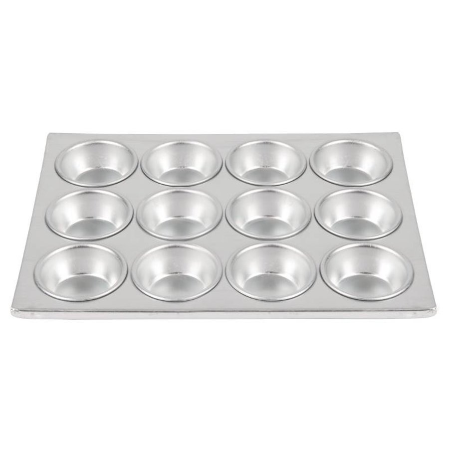 Horeaca Aluminium Muffinzinn | 12 Muffins