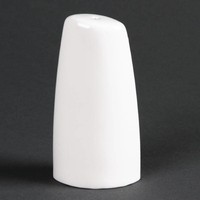 Weißes Porzellan Salzstreuer | 8,5 cm (6 Stück)
