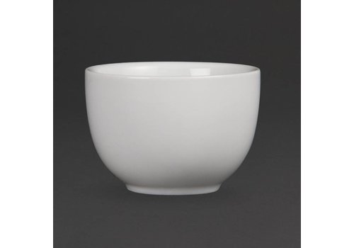  Olympia Chinese Teacup-weiße Porzellan 7 cm (12 Stück) 