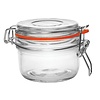 Vogue Glas Einmachglas / Lagertopf mit Bügelverschluss, 0125 l (6 Einheiten)