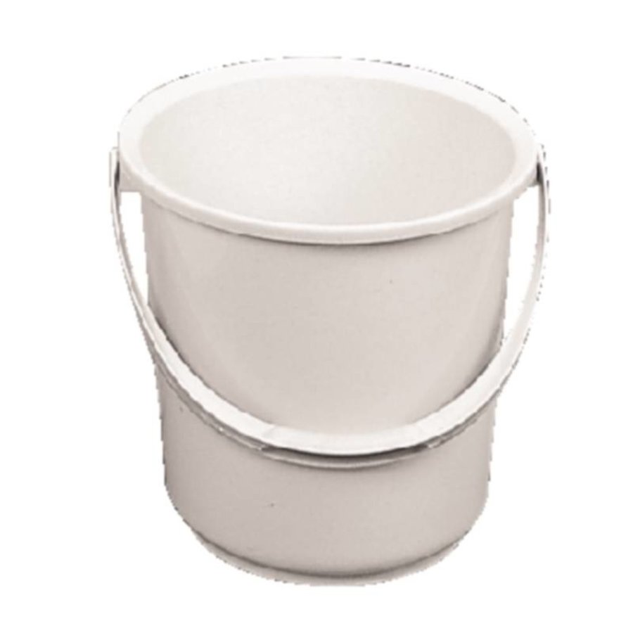 Weiße Kunststoff-Eimer 10 Liter
