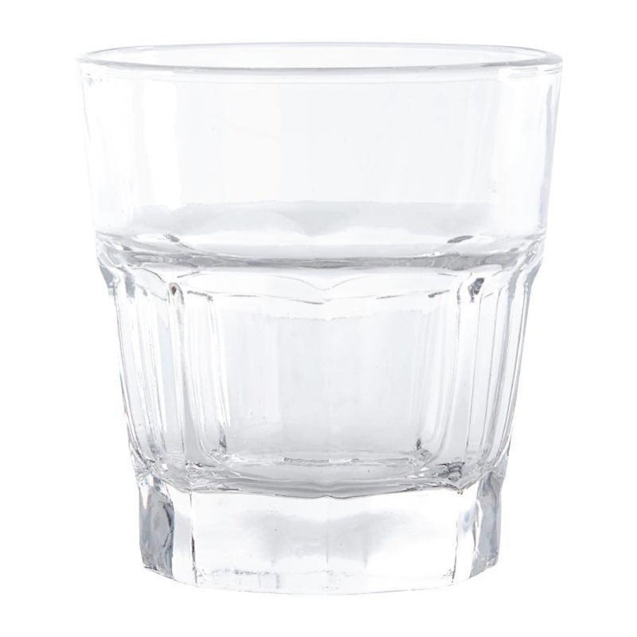 Trinkglas, Platte, 240 ml (12 Einheiten)