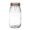 NeumannKoch Glas Einmachglas / Glas mit Griff Verschluss, 3 Lm