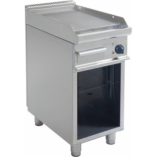  Saro Elektrische Grillplatte mit Sockel | 40x70x85cm | 400V 