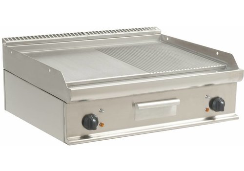  Saro Horeca Grillplatte | Glatt/Gerippt | 80x70cm | 400V 