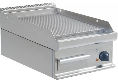  Saro Professionelle gerippte Grillplatte | 40x70cm | 400V 