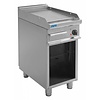 Saro Elektrische Grillplatte aus Edelstahl glatt | 40x70x85cm | 400V