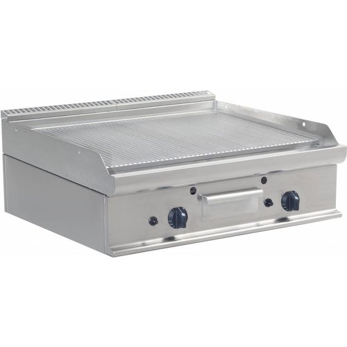  Saro Professionelle Doppelgrillplatte | Gas | 80x70x27cm 