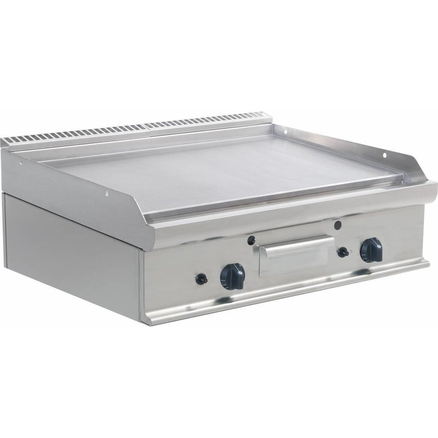 Professionelle Gasgrillplatte | 2 Zonen | 80x70x (H) 27cm