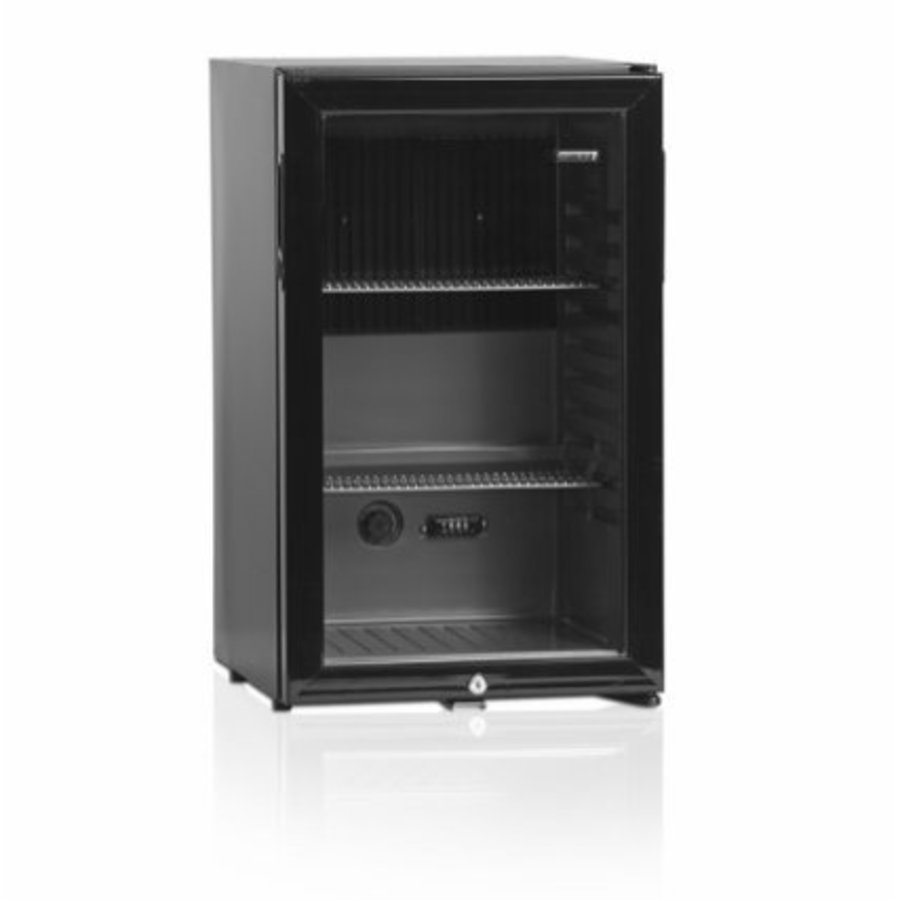 Kleiner Kühlschrank mit Glastür | 51 Liter