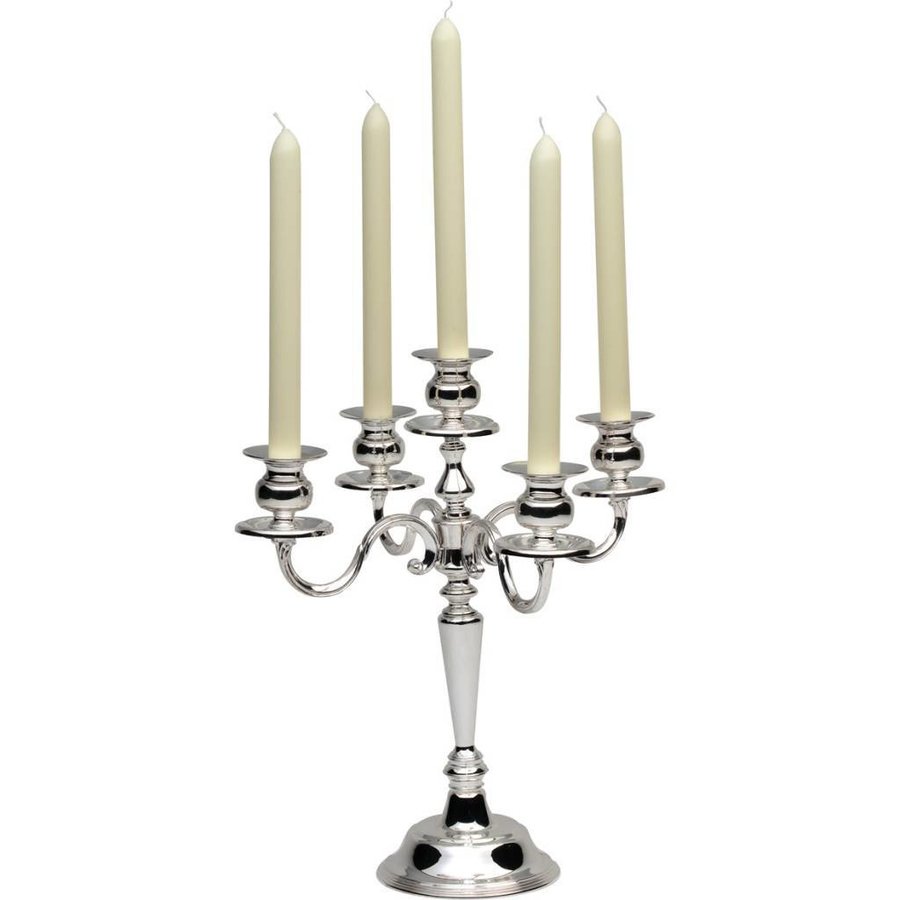 Aluminium Kerzenständer für 5 Kerzen | 118 cm