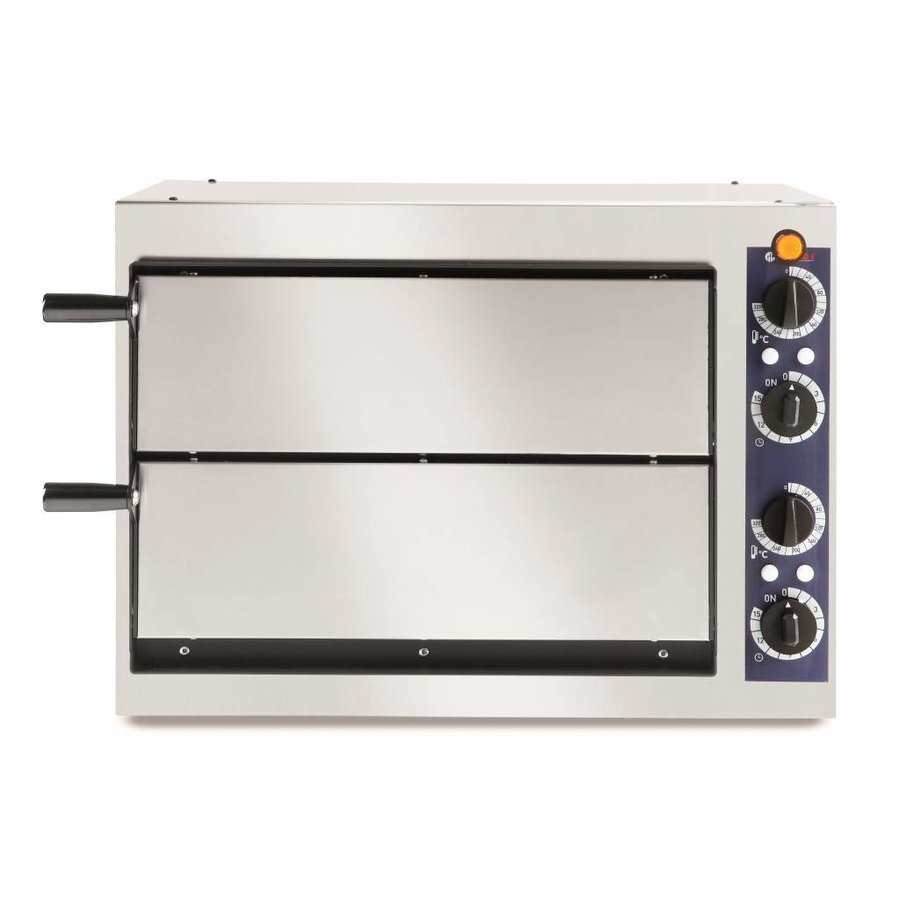 Catering Dual-Pizza-Ofen | 2400 Watt | 2 Pizzen