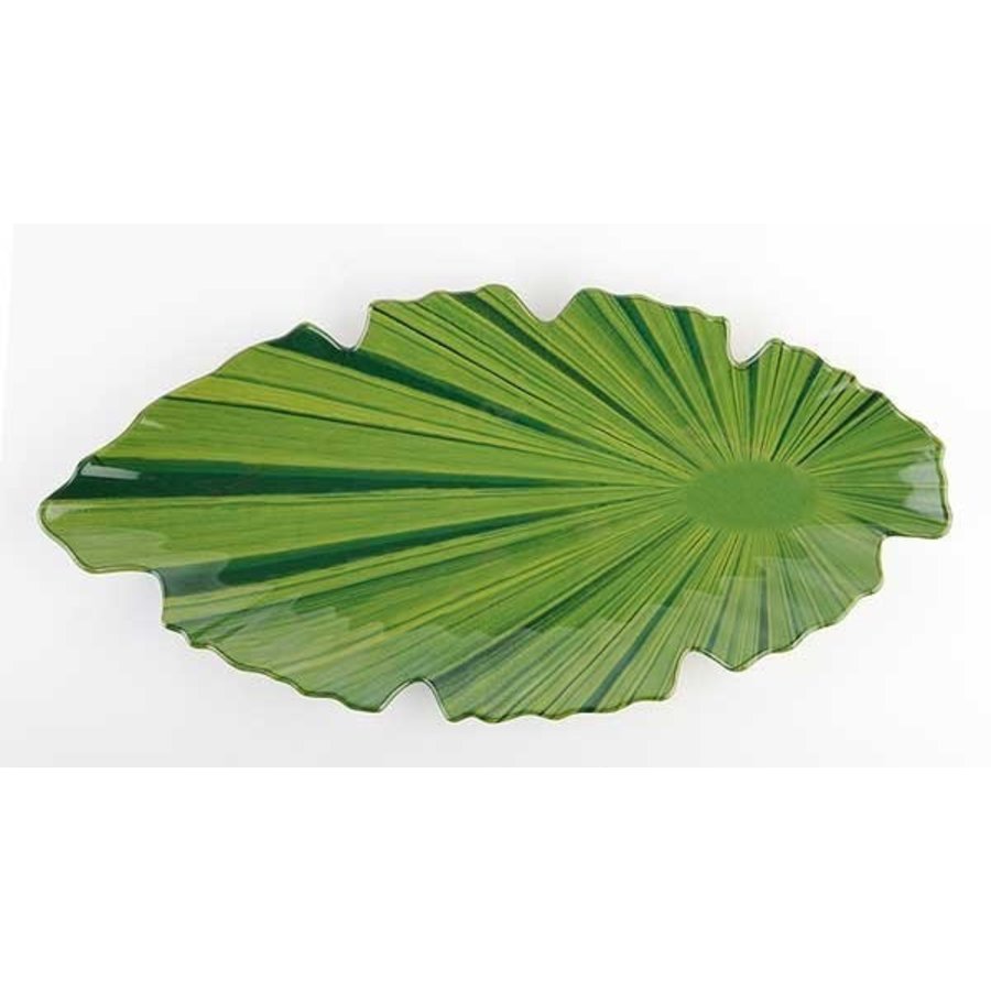 Melamin Schale Leaf Green | 52x25cm