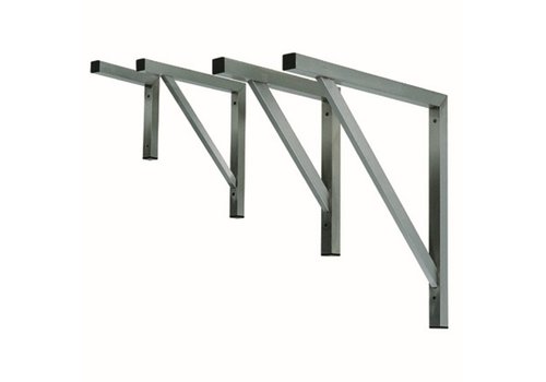  NeumannKoch Industrieller Regalhalter aus Edelstahl 475x475 mm 