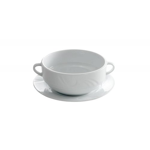  Hendi Hendi Teller für Suppenschüssel Porzellan | 18cm (6 Stück) 
