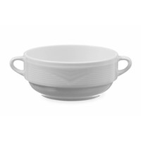 Hendi Gloss Weißes Porzellan Suppenschüssel | 380 ml (6 Einheiten)