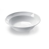 Hendi Salatschüssel Porzellan Weiß | 25 cm (6 Einheiten)