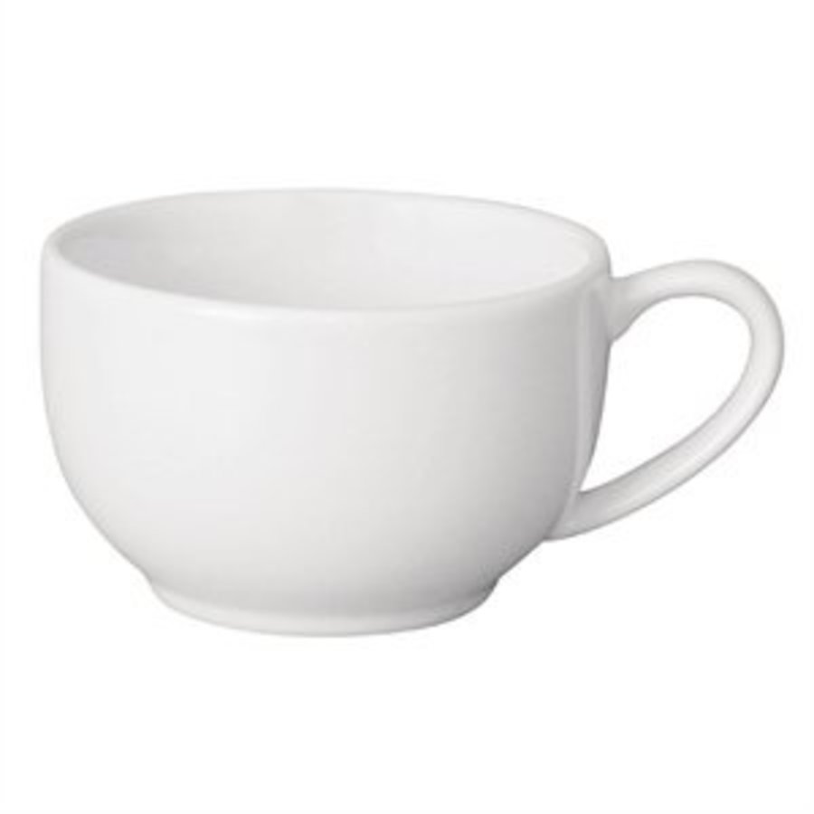 Weißes Porzellan Kaffeetassen (12 Stück)