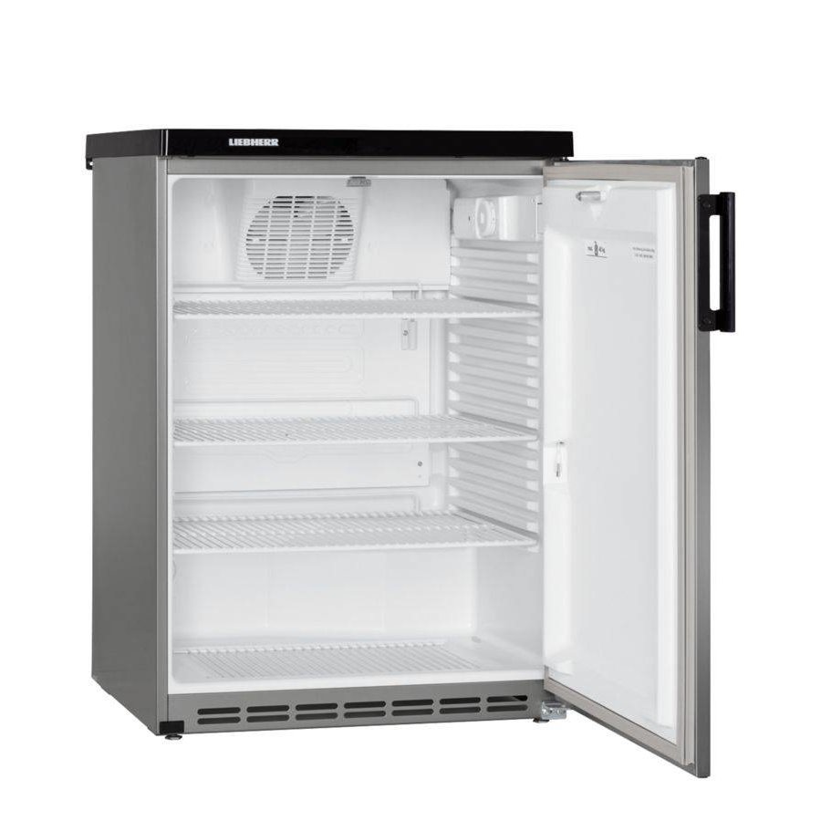 Kühlschrank aus Edelstahl mit 180 L
