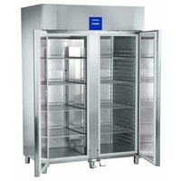 Kühlschrank aus Stahl mit 2 Türen & 1056L